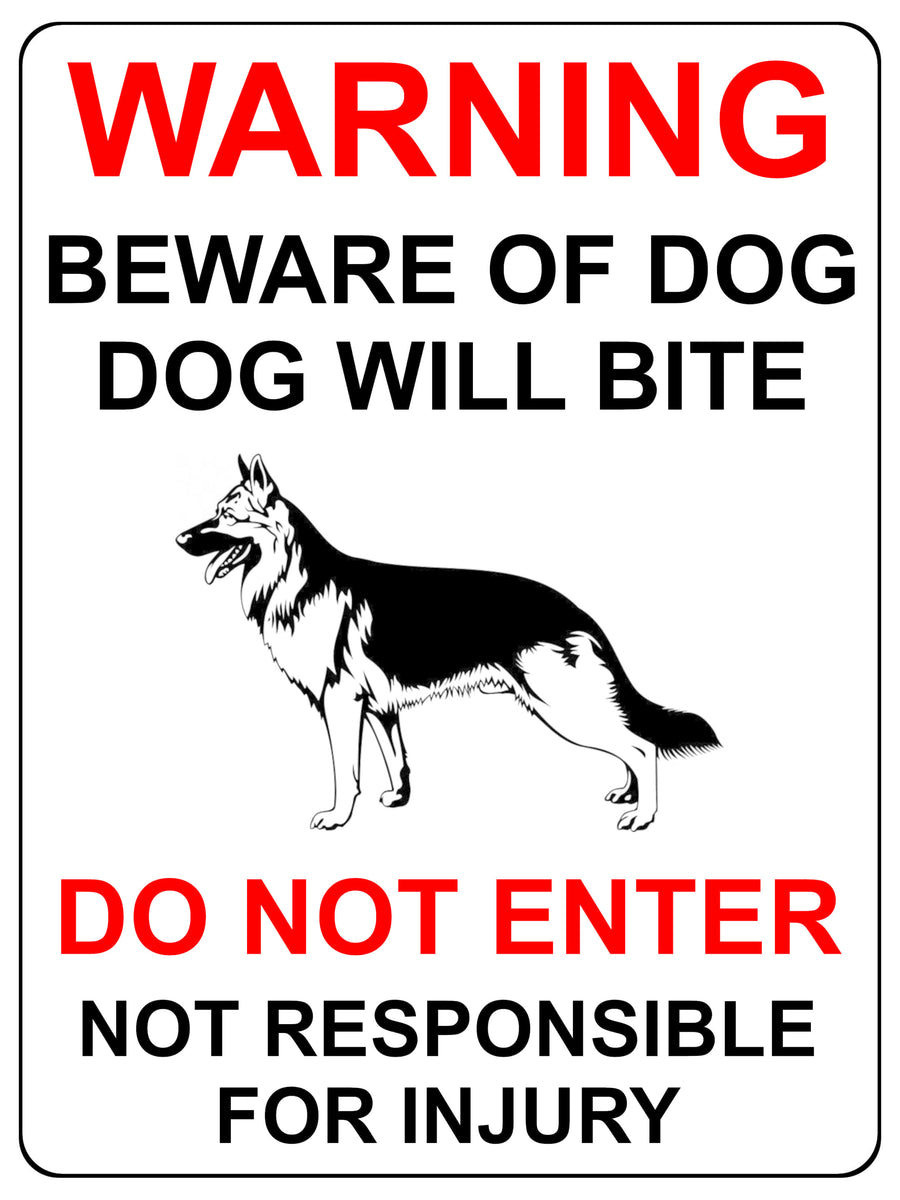 Do not deals enter dog signs