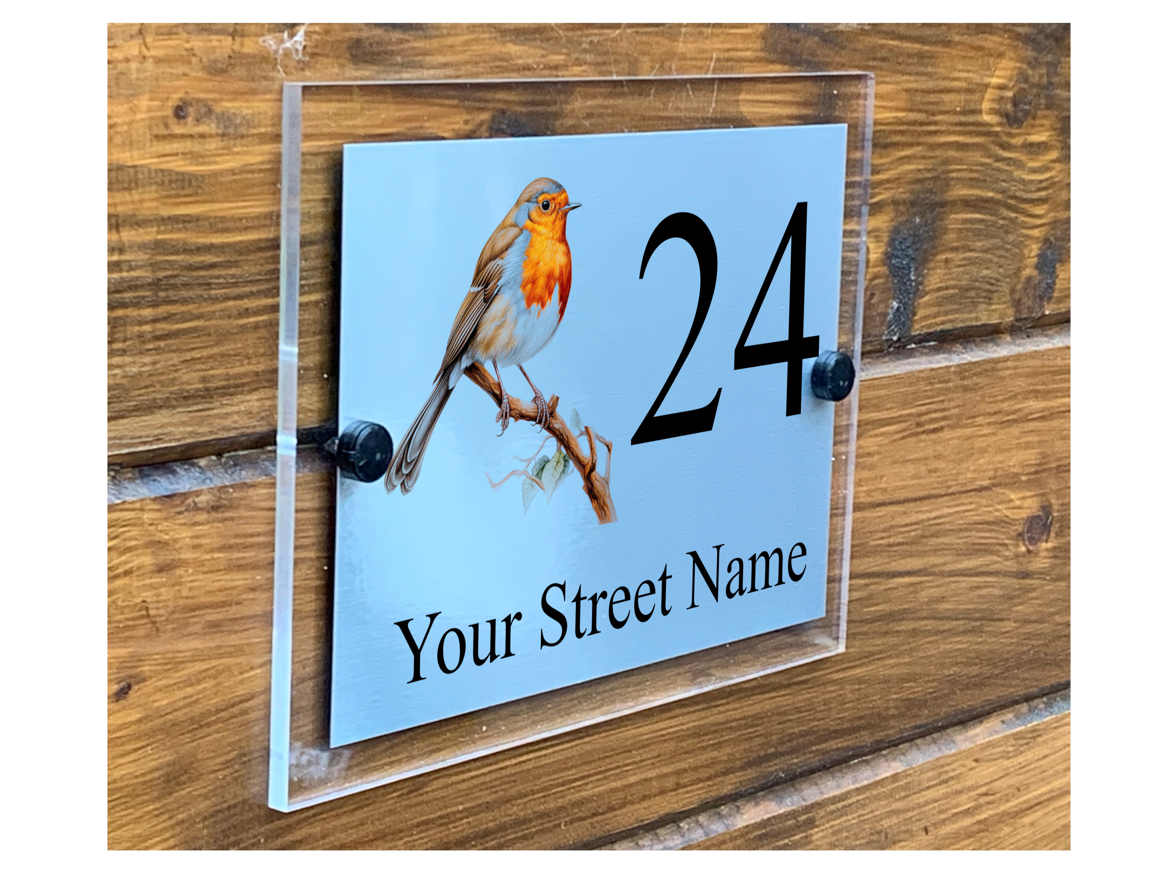 Modern Address Plaque