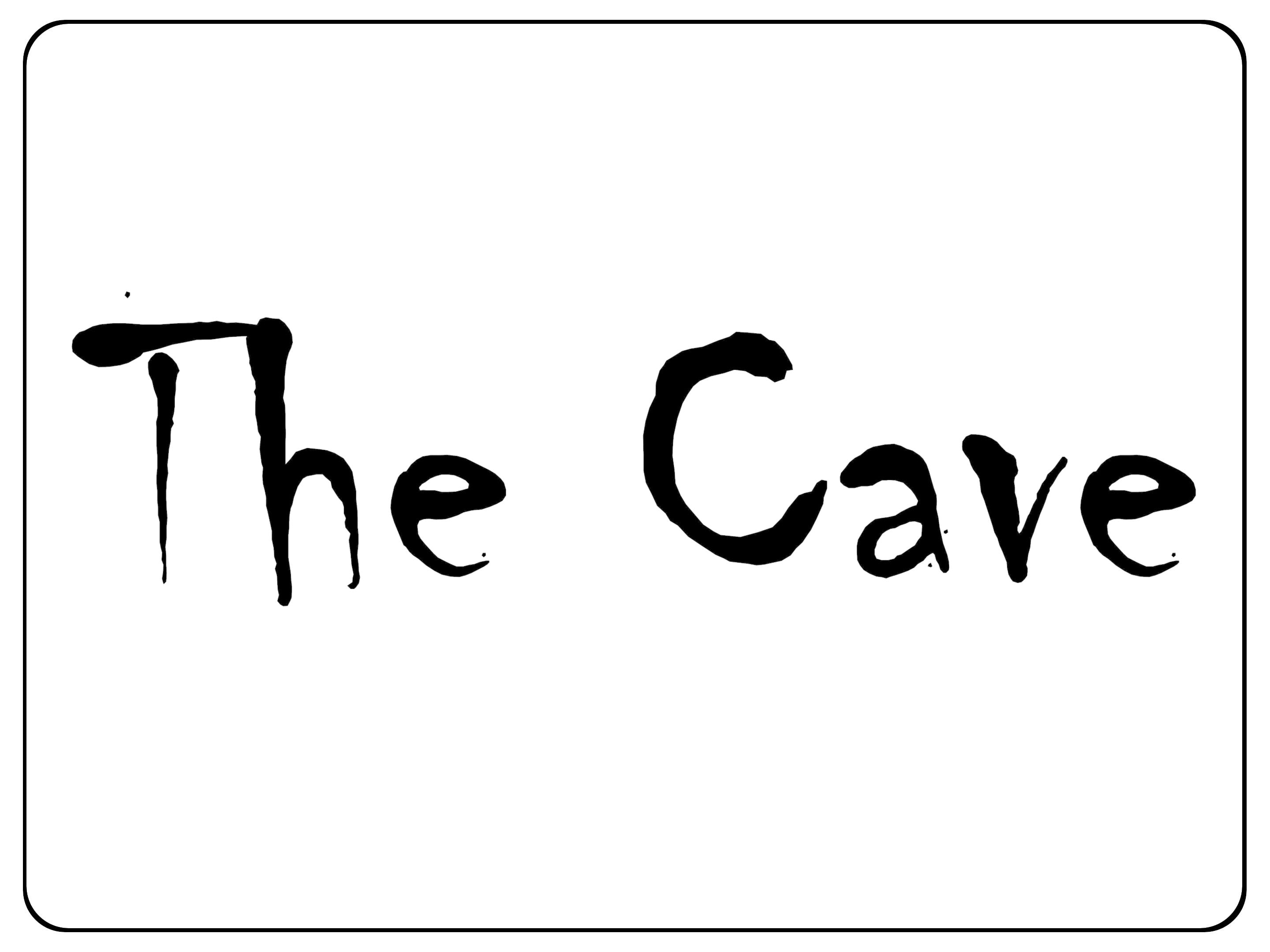 2184 The Cave Metal Aluminium Plaque Sign