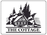 2319 The Cottage Door Gate Farm Address House Metal Aluminium Plaque Sign