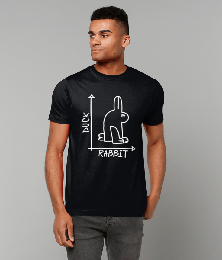 338 Duck Rabbit Funny Meme T-Shirt Tee