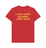Red Printed T-shirt Back