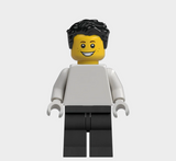 L001 Custom Personalised Lego Minifigures Name, Text