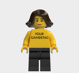 L002 Custom Personalised Lego Minifigures Your Gamertag xbox, Playstation, Nintendo