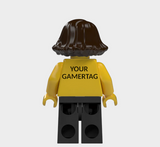 L002 Custom Personalised Lego Minifigures Your Gamertag xbox, Playstation, Nintendo