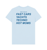 Sky Blue Printed T-shirt Back
