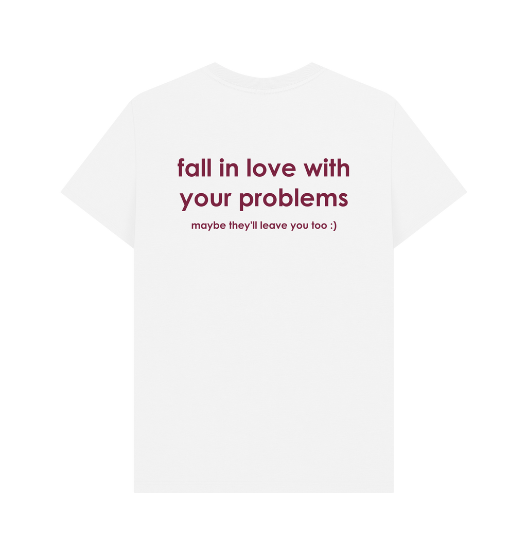 White Printed T-shirt Back