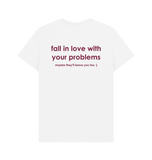White Printed T-shirt Back