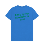 Bright Blue Printed T-shirt Back