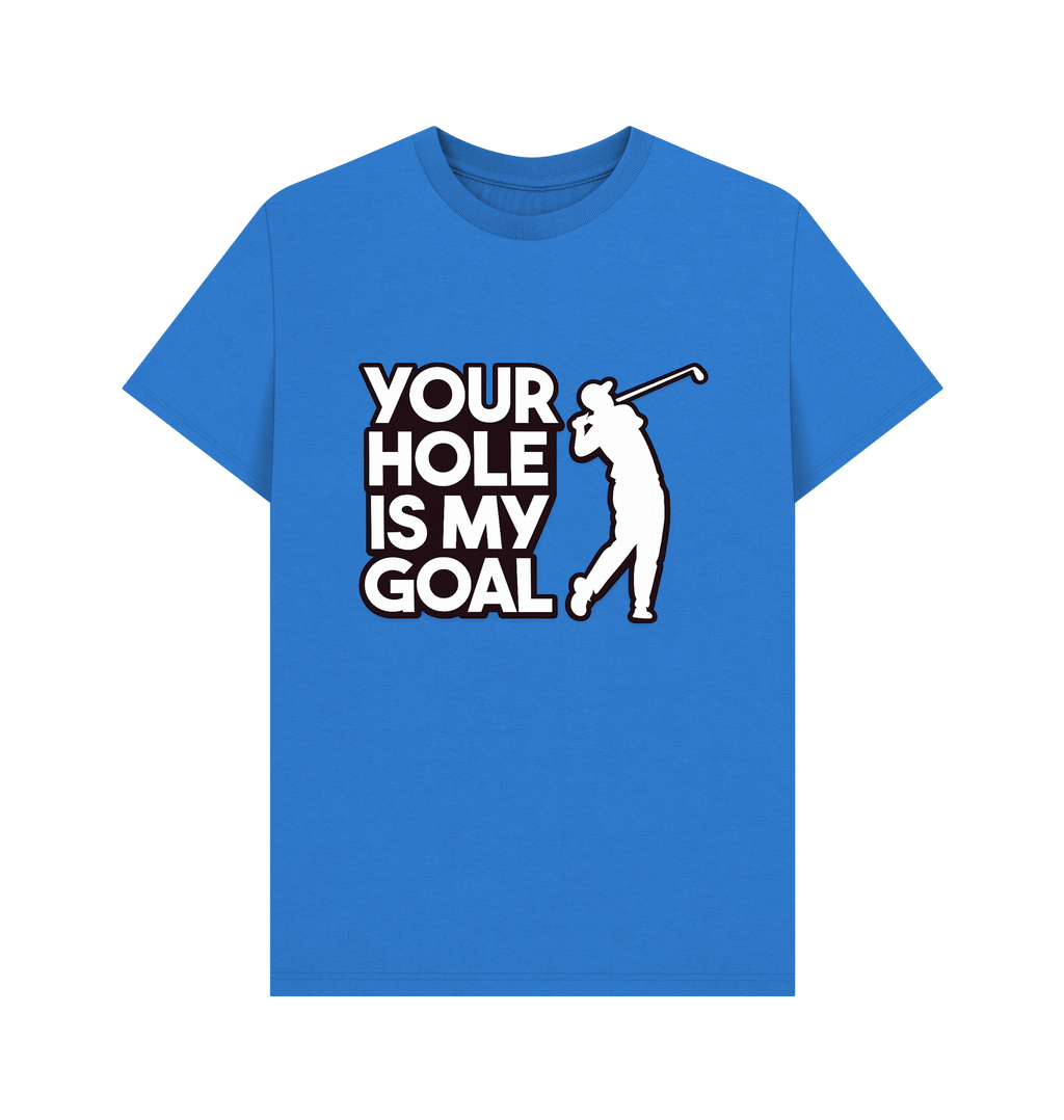 Bright Blue Printed T-shirt Front