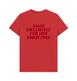 Red Printed T-shirt Back