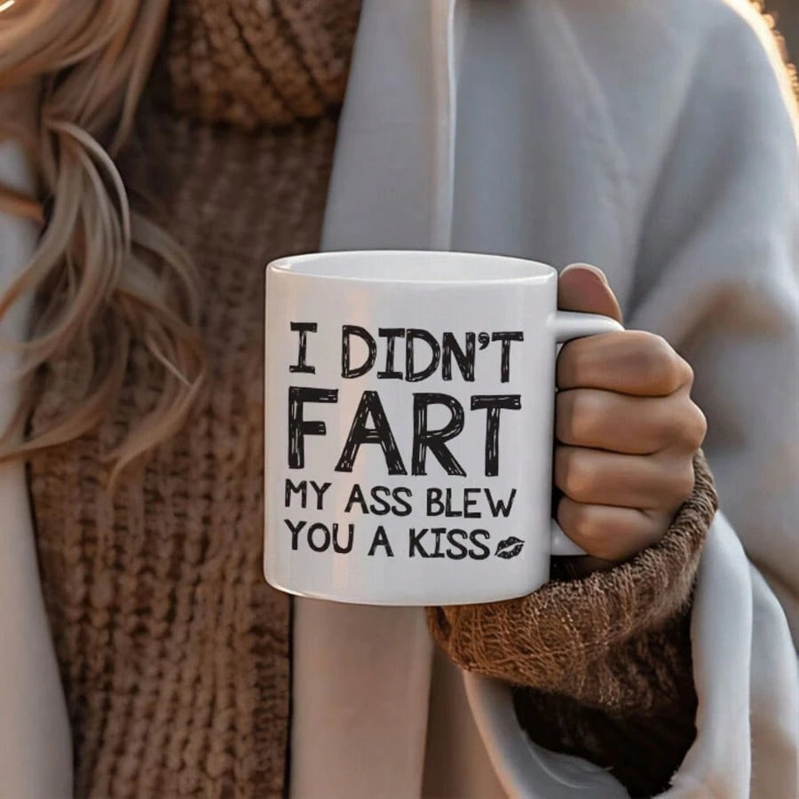 I Didn't Fart Novelty Graphic Coffee Mug