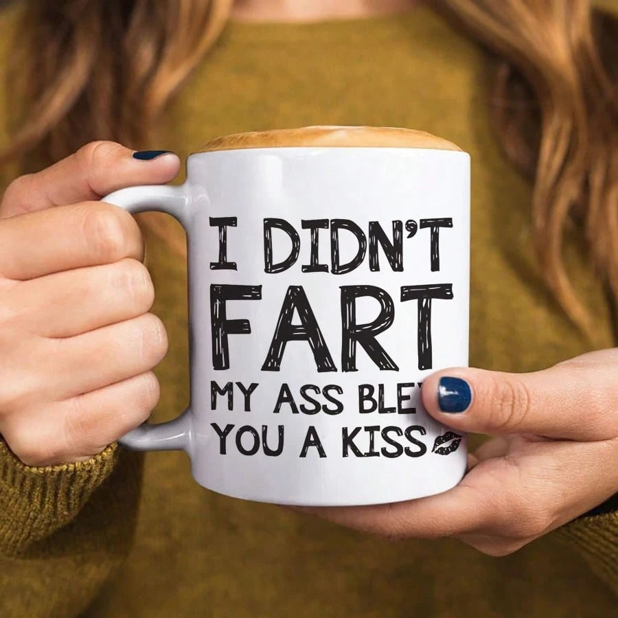 I Didn't Fart Novelty Graphic Coffee Mug