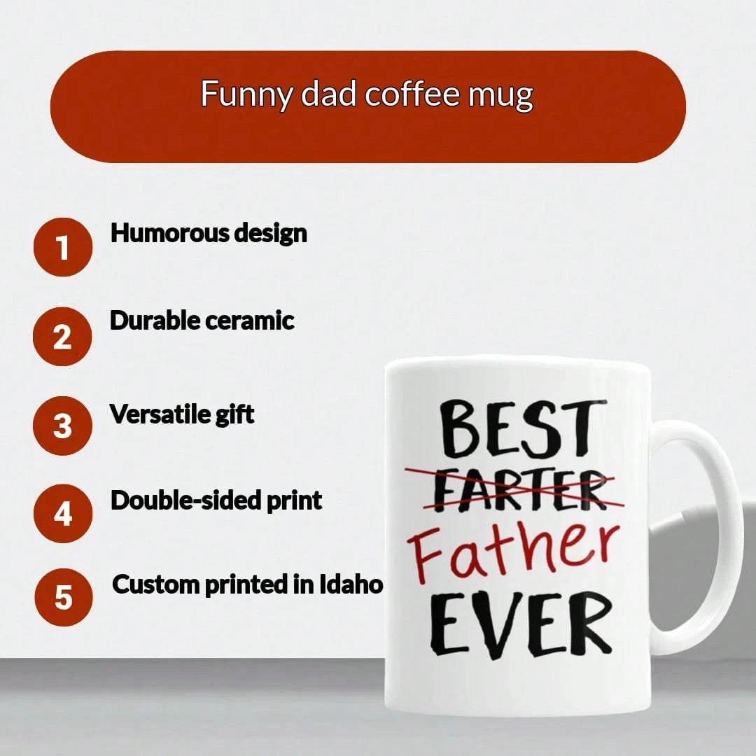 Best Farter Ever Novelty Graphic Coffee Mug
