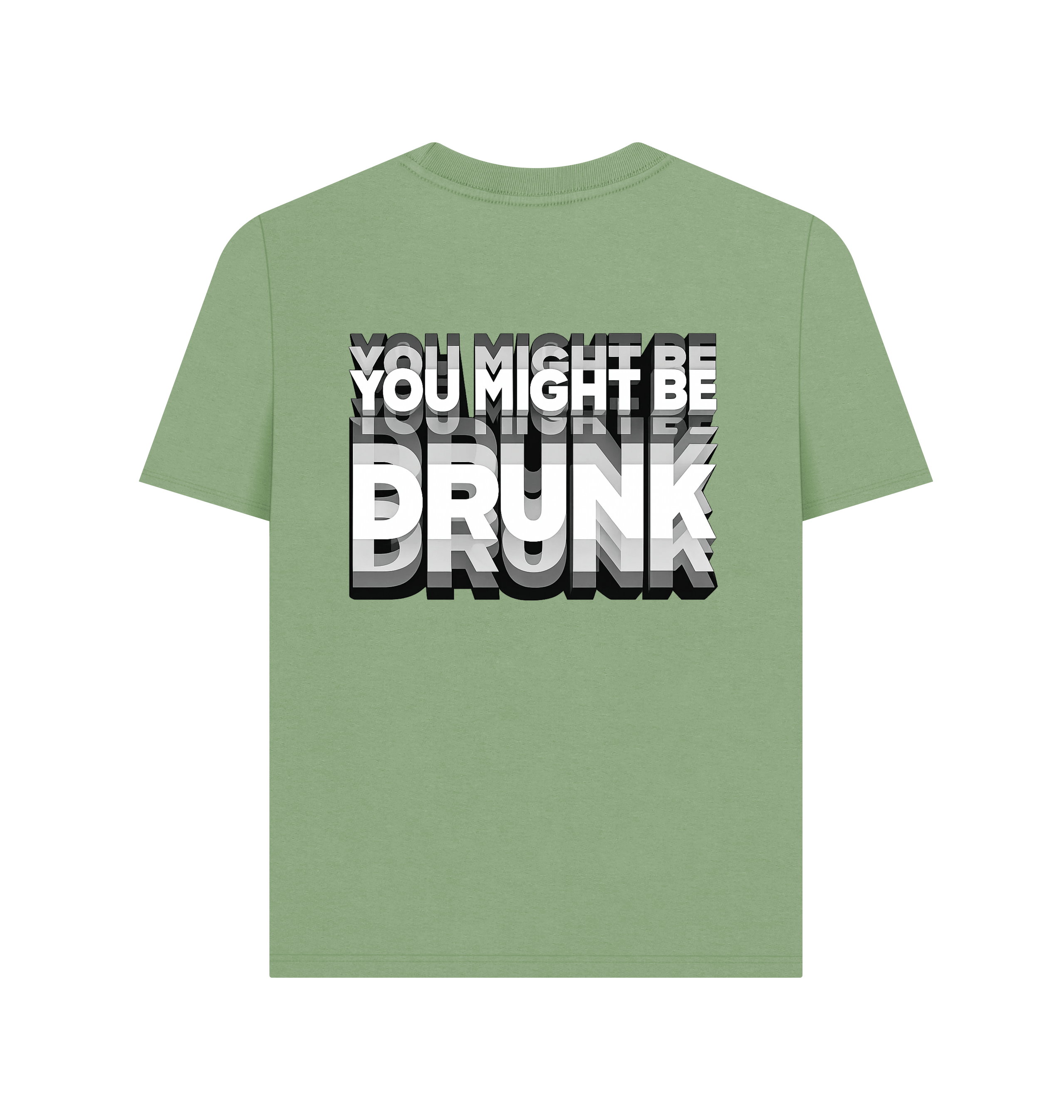 Sage Printed T-shirt Back
