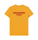 Mustard Printed T-shirt Back