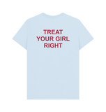 Sky Blue Printed T-shirt Back