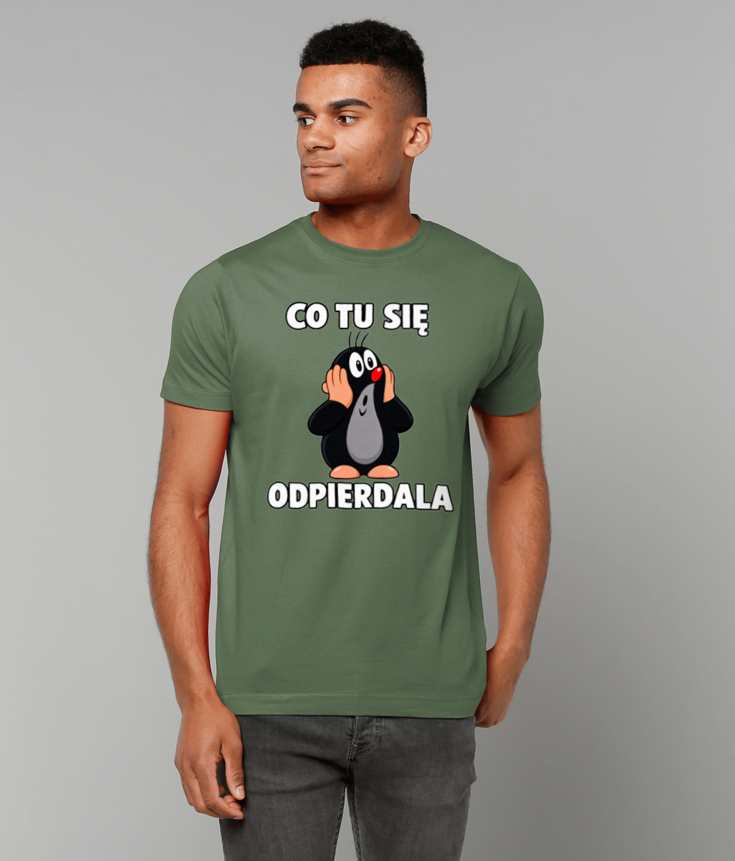 255 Co tu się odpierdala Koszulka Funny Polish T-shirt Tee