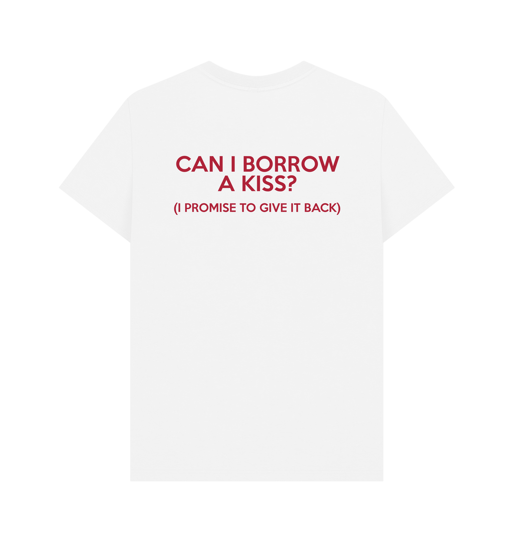 White Printed T-shirt Back