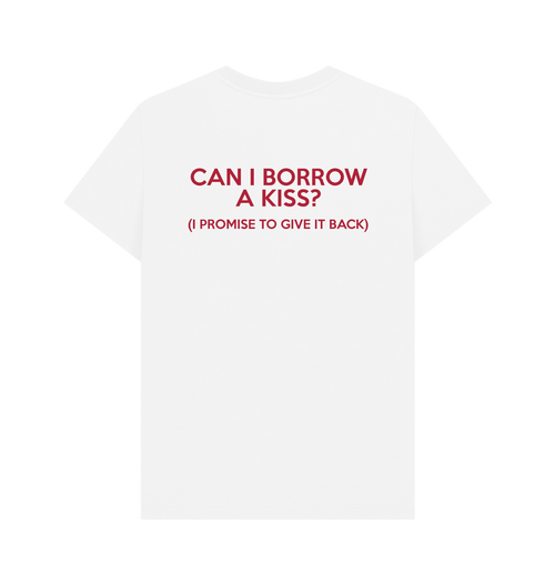 White Printed T-shirt Back
