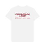 White Printed T-shirt Back