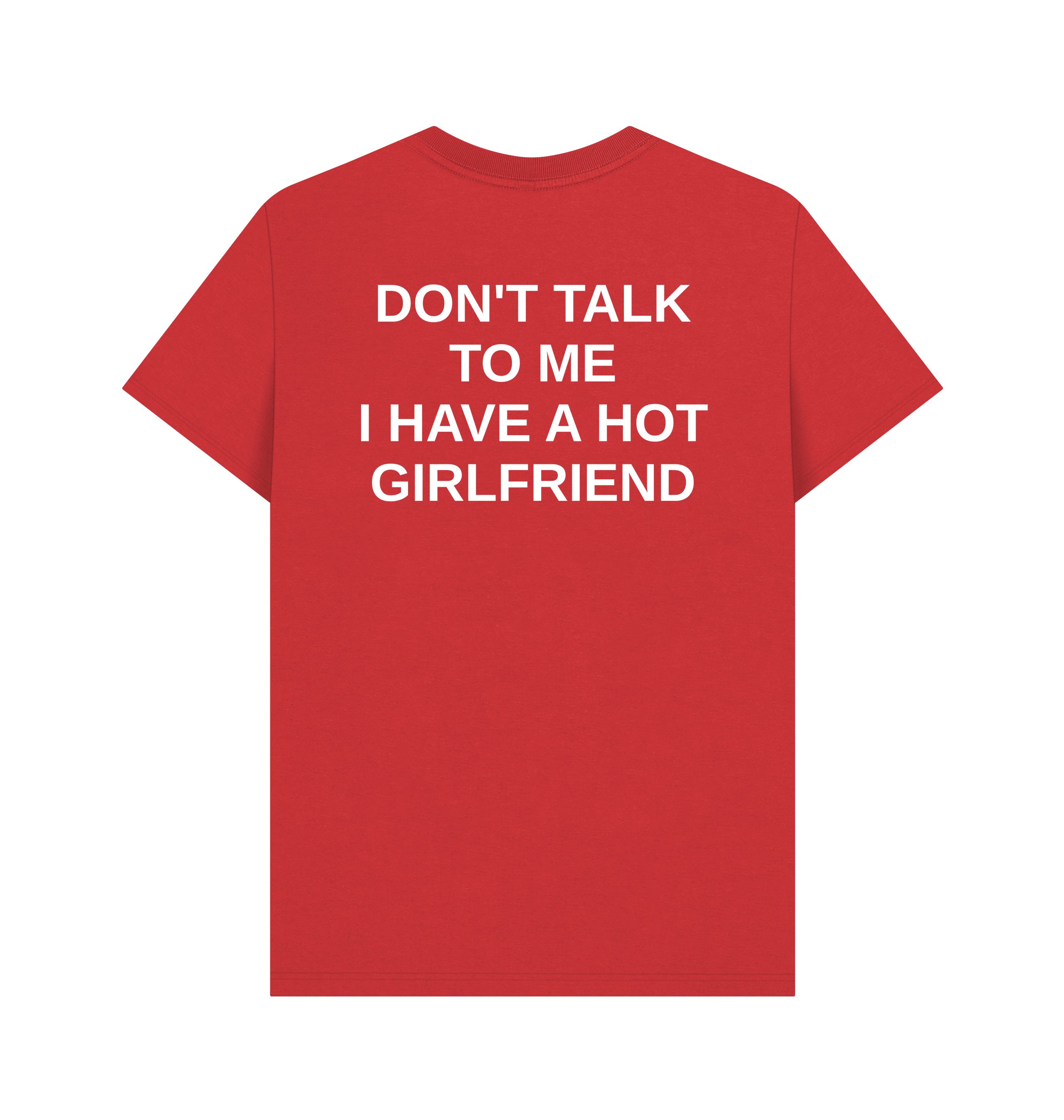 Red Printed T-shirt Back