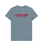Stone Blue Printed T-shirt Back