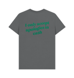 Slate Grey Printed T-shirt Back
