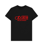Black Printed T-shirt Front
