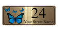 1113 Custom Personalised Address Metal Aluminium Sign Plaque Door House Office
