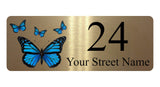 1112 Custom Personalised Address Metal Aluminium Sign Plaque Door House Office