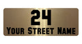 1064 Custom Personalised Address Metal Aluminium Sign Plaque Wall Gate House
