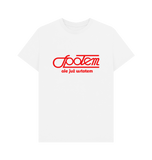 White Printed T-shirt Front