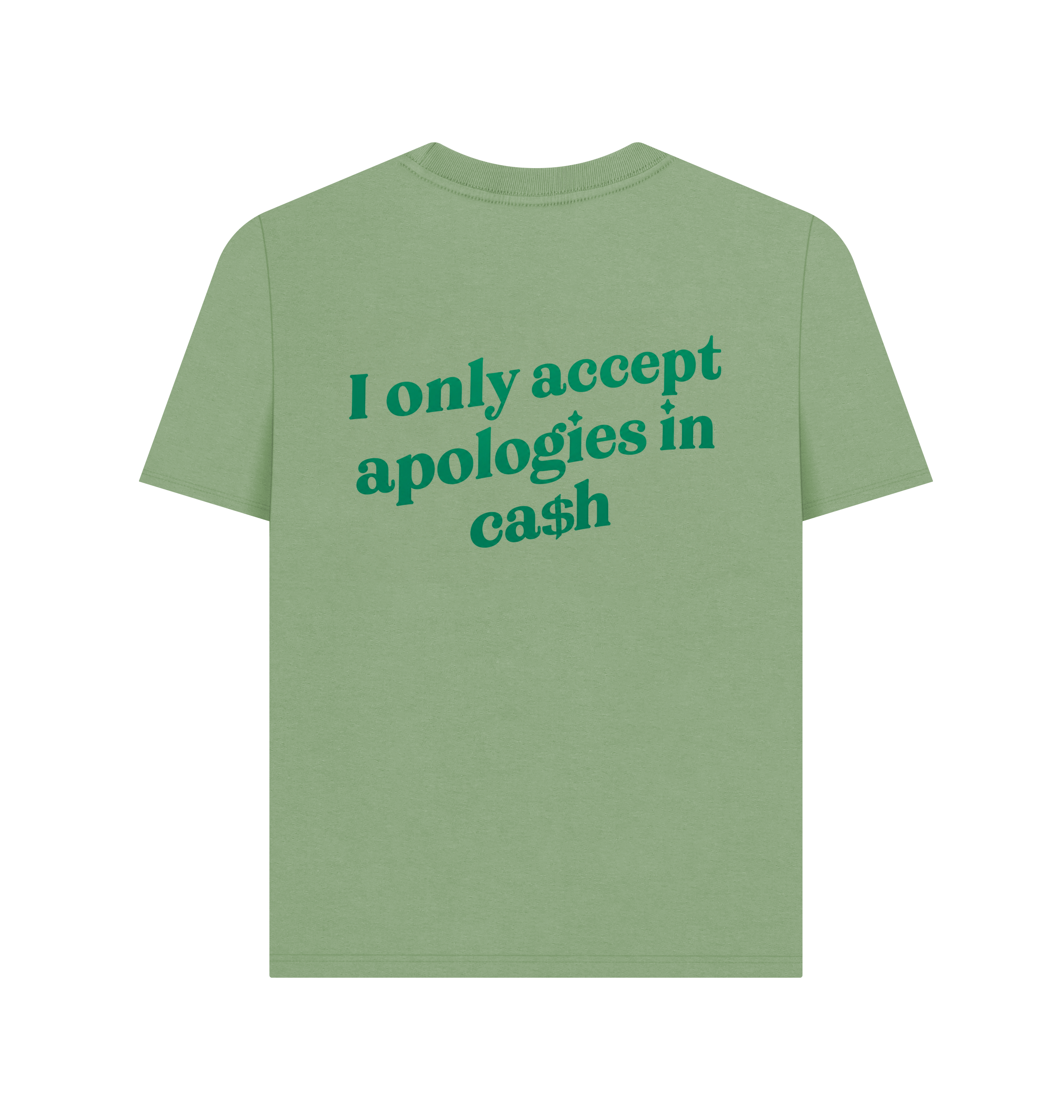 Sage Printed T-shirt Back