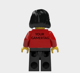 L002 Custom Personalised Lego Minifigures Your Gamertag xbox, Playstation, Nintendo