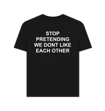 Black Printed T-shirt Back