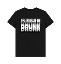 Black Printed T-shirt Back