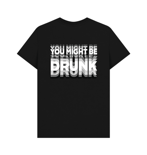 Black Printed T-shirt Back
