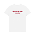 White Printed T-shirt Back