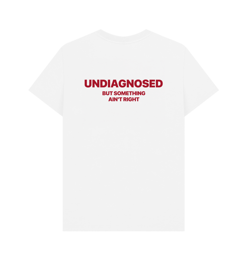 White Printed T-shirt Back