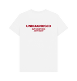White Printed T-shirt Back
