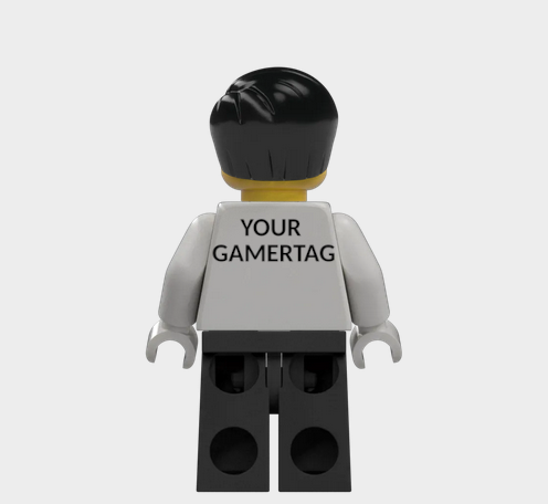 L002 Custom Personalised Lego Minifigures Your Gamertag xbox, Playstation, Nintendo