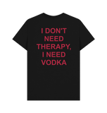 Black Printed T-shirt Back