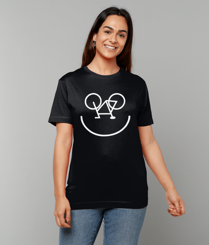 457 Smiling Bike T-Shirt Funny Tee
