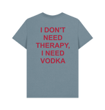 Stone Blue Printed T-shirt Back