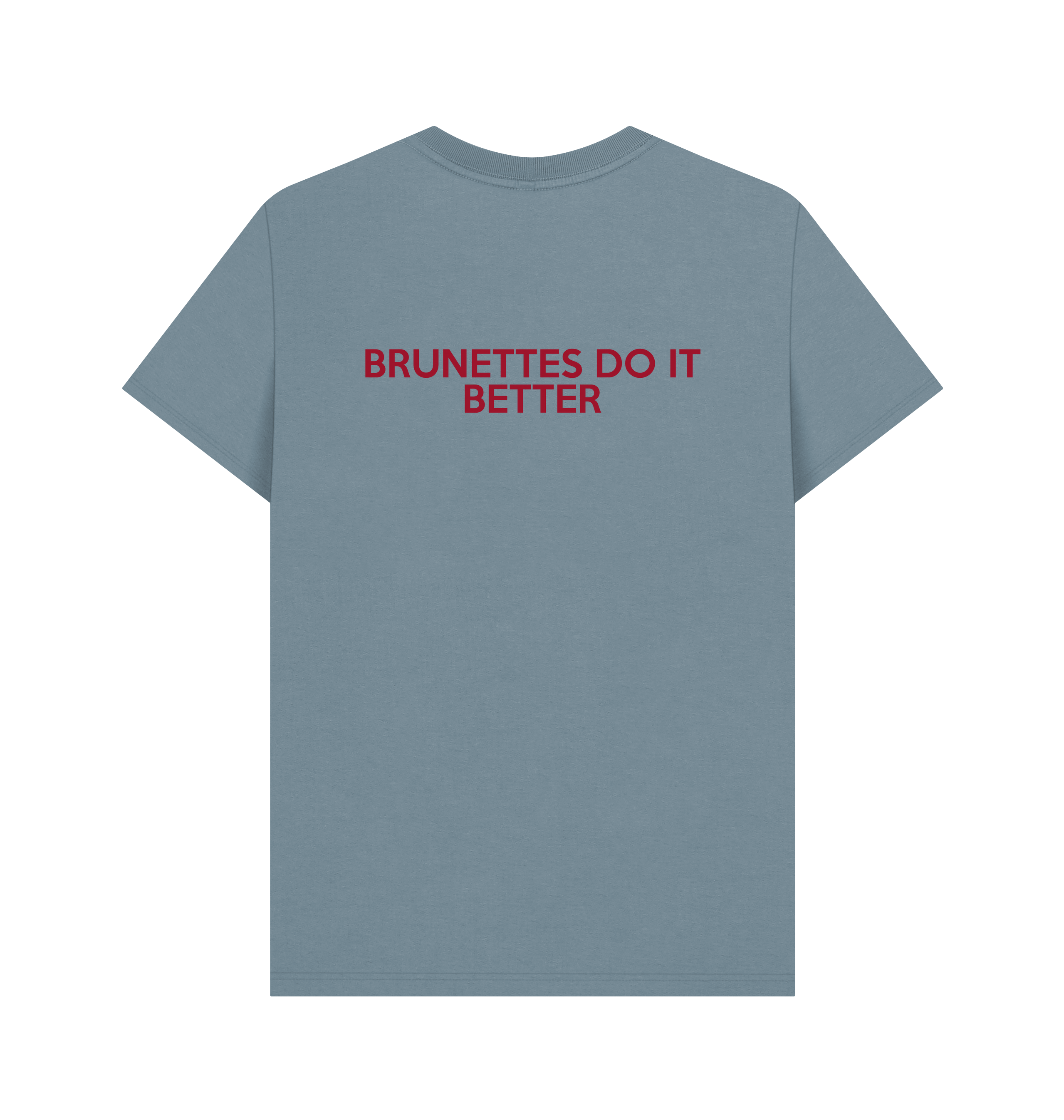 Stone Blue Printed T-shirt Back