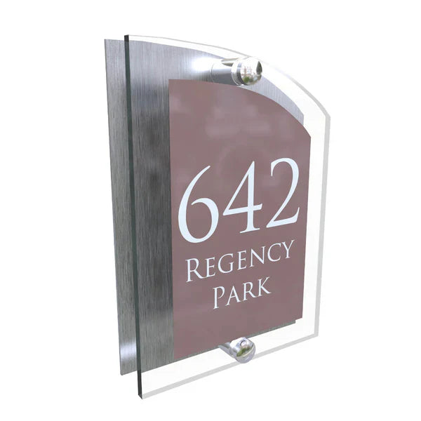 Arched home signs A5