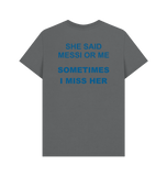 Slate Grey Printed T-shirt Back