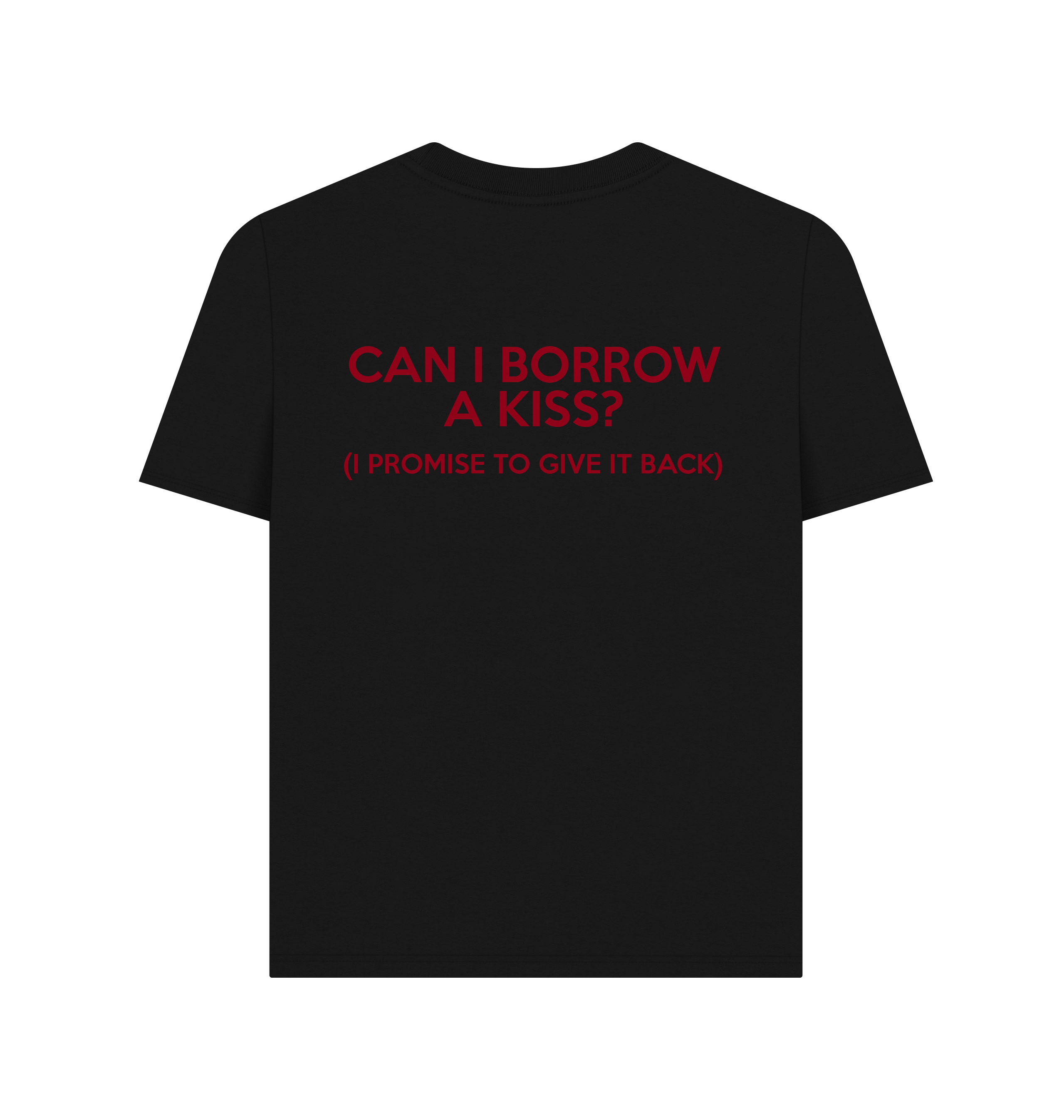 Black Printed T-shirt Back
