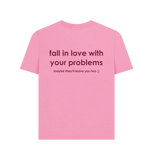 Rose Pink Printed T-shirt Back